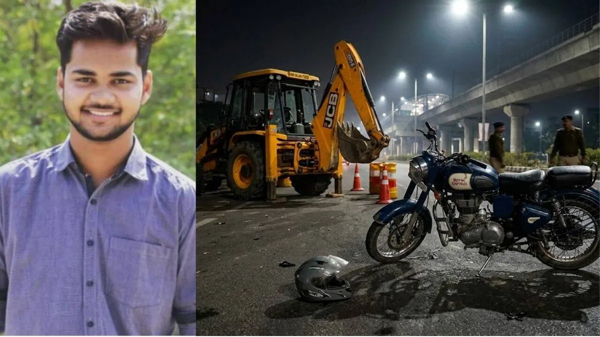 TCS techie on way home dies after reversing JCB rams his bike in Gurgaon