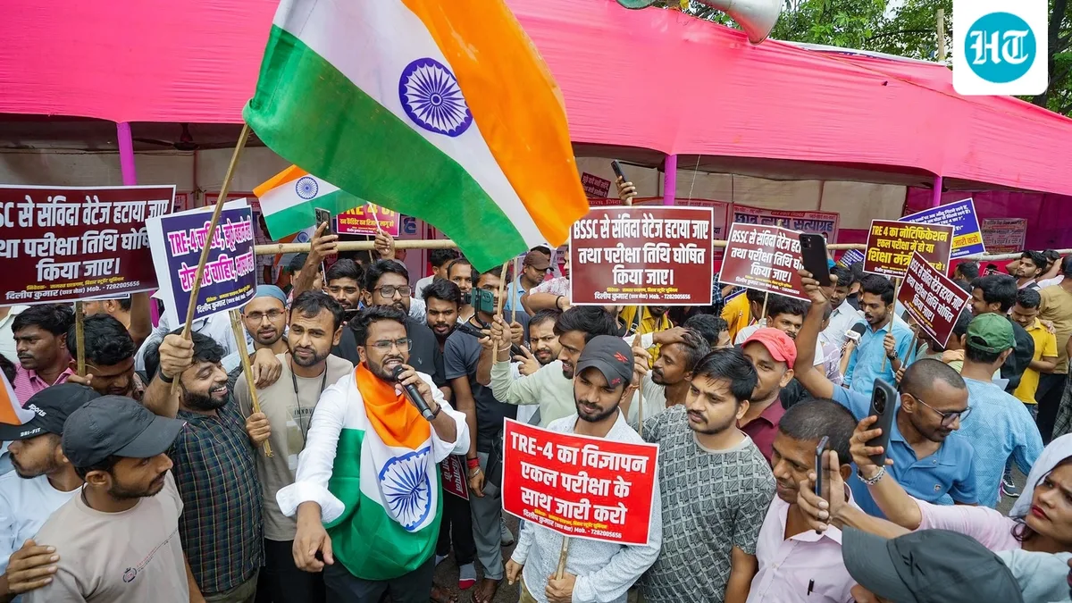 Bihar teacher job aspirants seek TRE notification in 24 hours, threaten ‘gherao’ protest against education minister