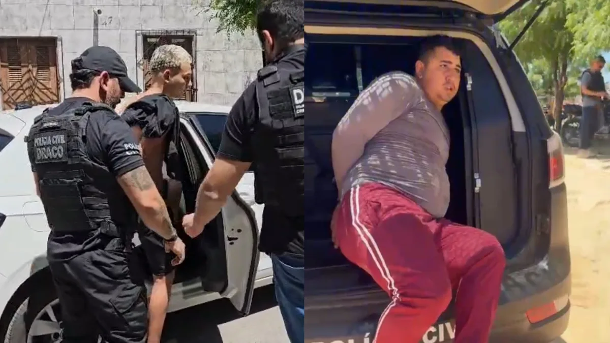 Suspeitos de integrar facção e extorquir agentes políticos são presos no interior do Ceará