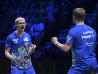 WTT Europe Smash. Coup double pour Félix Lebrun qui poursuit l’aventure en simple et avec son frère Alexis