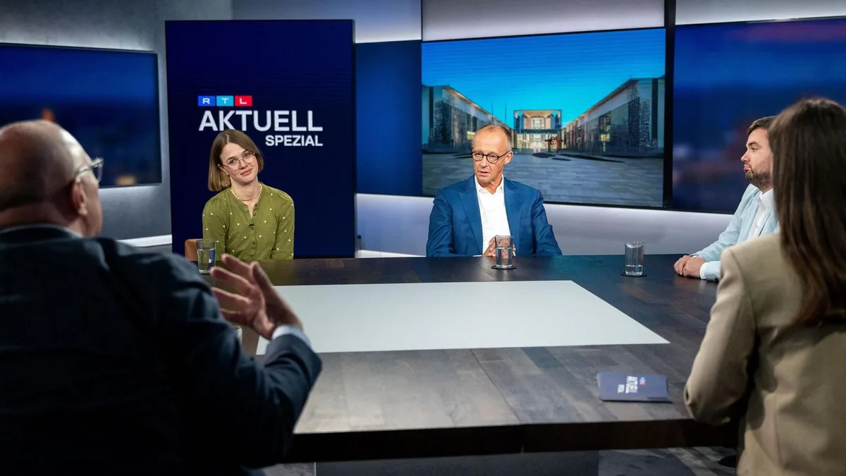 TV-Talk mit Bürgerfragen: „Am Tisch mit Friedrich Merz“ – die Sendung in voller Länge