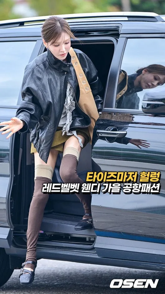 타이즈마저 헐렁..레드벨벳 웬디 가을 공항패션 [O! STAR 숏폼]