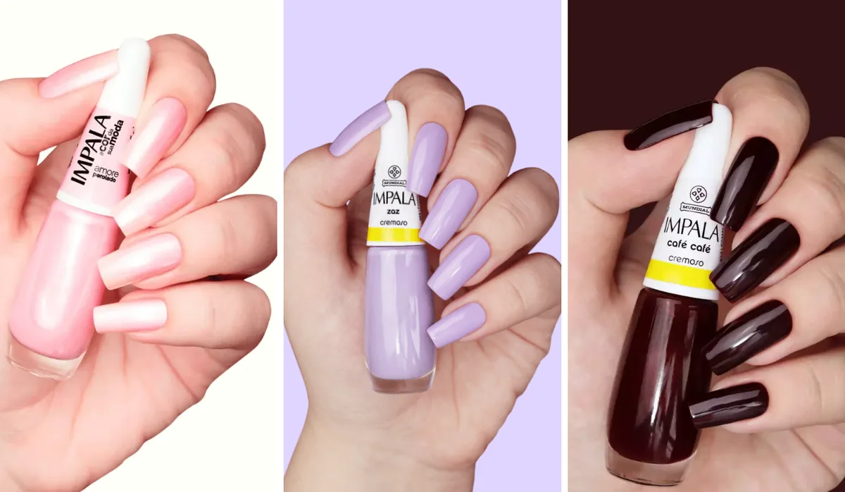 Mãos elegantes: 3 esmaltes da Impala para efeito unha em gel em casa