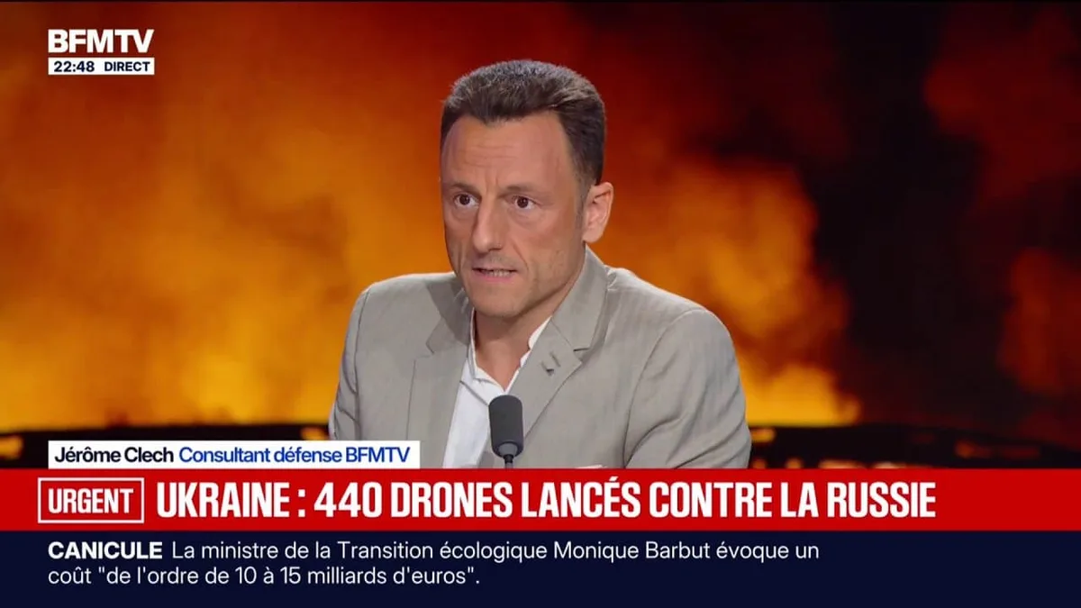 L'Ukraine affirme avoir lancé 440 drones contre la Russie ce mercredi