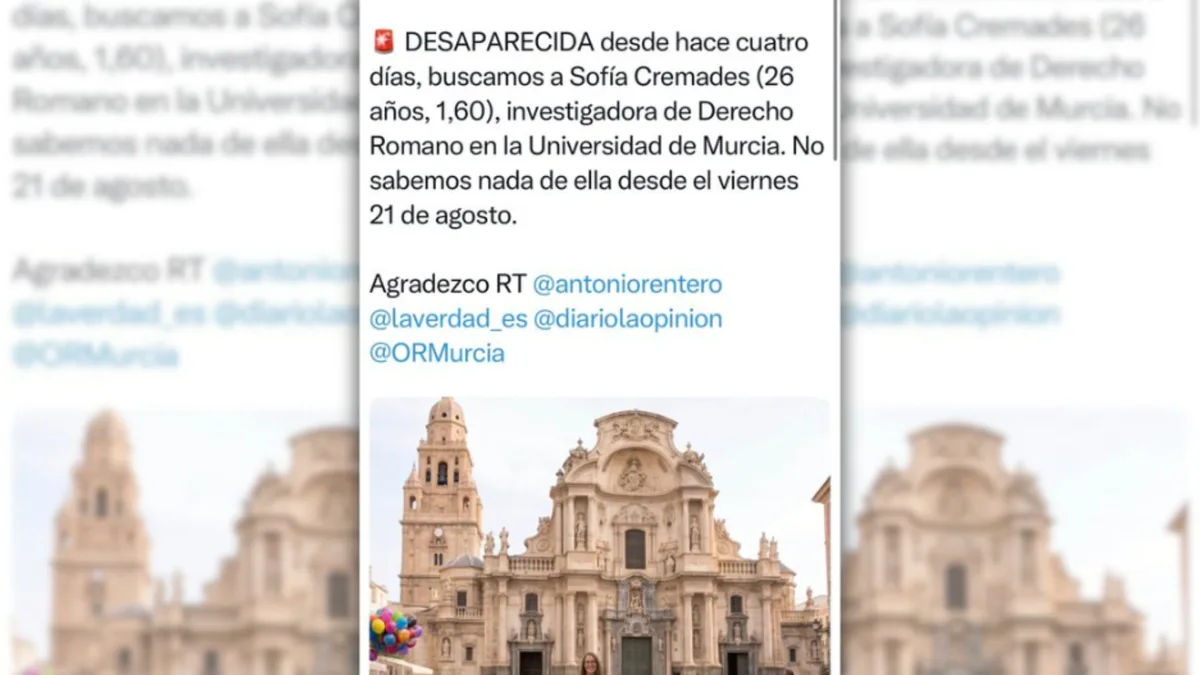 Un profesor de la Universidad de Murcia provoca un gran revuelo en redes sociales con una falsa desaparición y pide perdón: “Estoy avergonzado, ayer cometí un error”