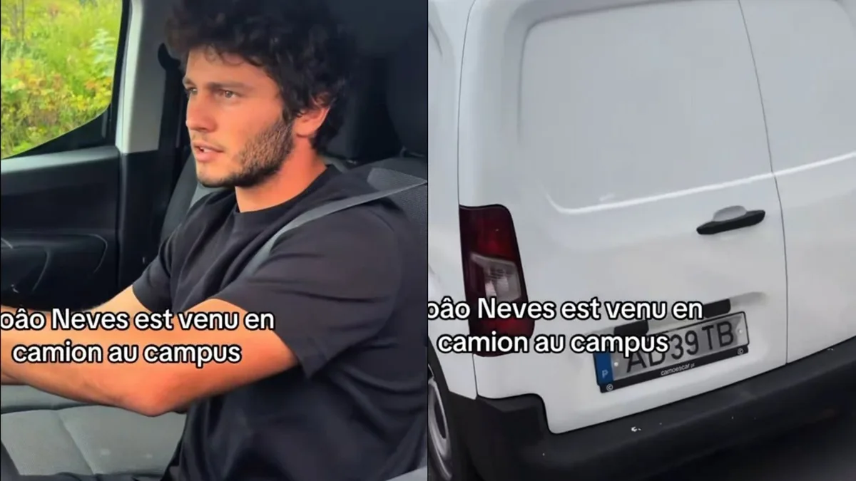João Neves aparece de carrinha e internet vai à loucura: "100% português"