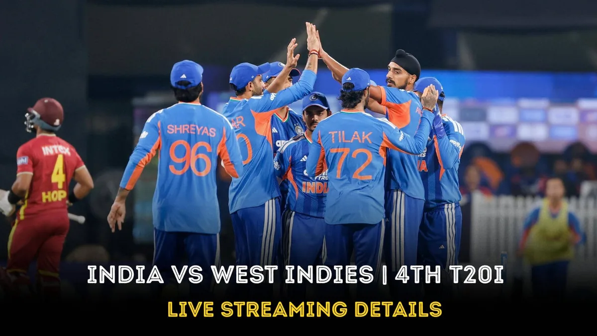 IND vs WI 4th T20I live streaming: Where to watch today's cricket match?