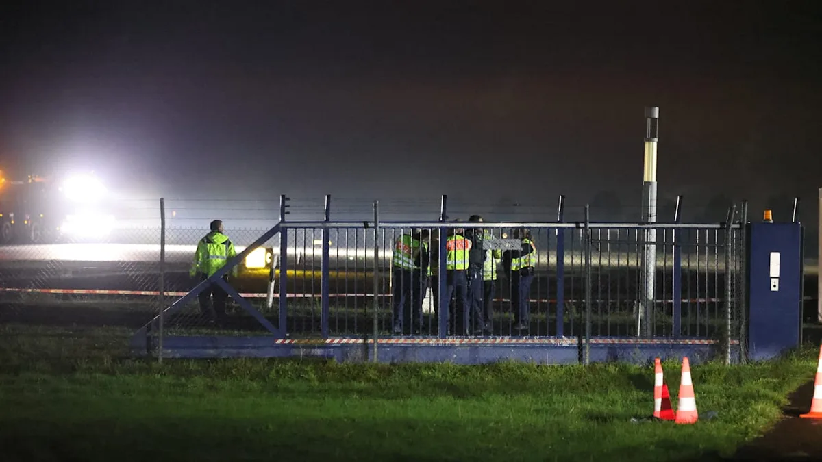 Sicherheitspanne am Airport - Auto durchbricht Flughafen-Zaun