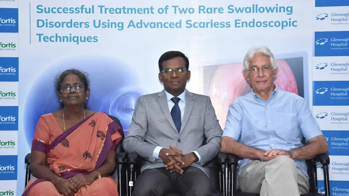 Gleneagles Hospital treats two patients with rare swallowing disorder