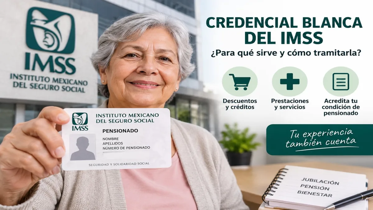 Credencial blanca del IMSS: ¿para qué sirve, quién puede tramitarla y cuáles son los requisitos?