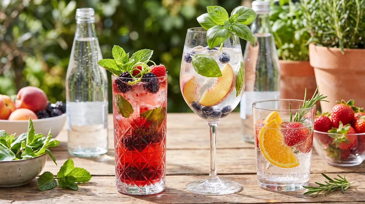 Cócteles con agua mineral, frutos dulces y hojas aromáticas: recetas refrescantes para preparar en casa