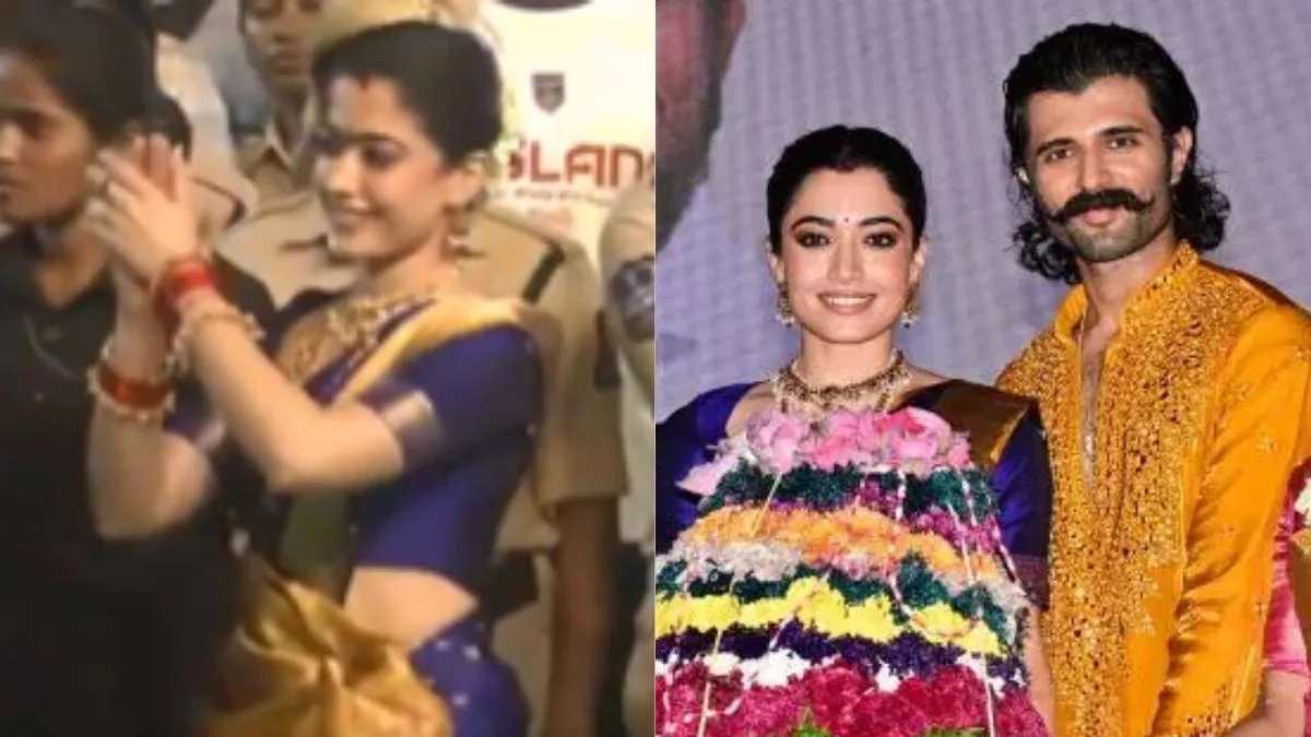 Rashmika calls herself Telangana’s daughter-in-law at Bathukamma
