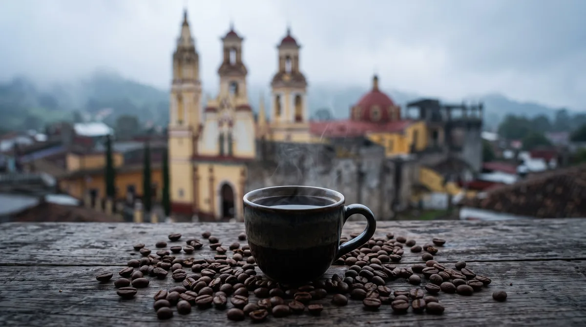 Café cultivado bajo la niebla, cascadas y fincas centenarias: el pueblo mágico de México ideal para los amantes de esta bebida