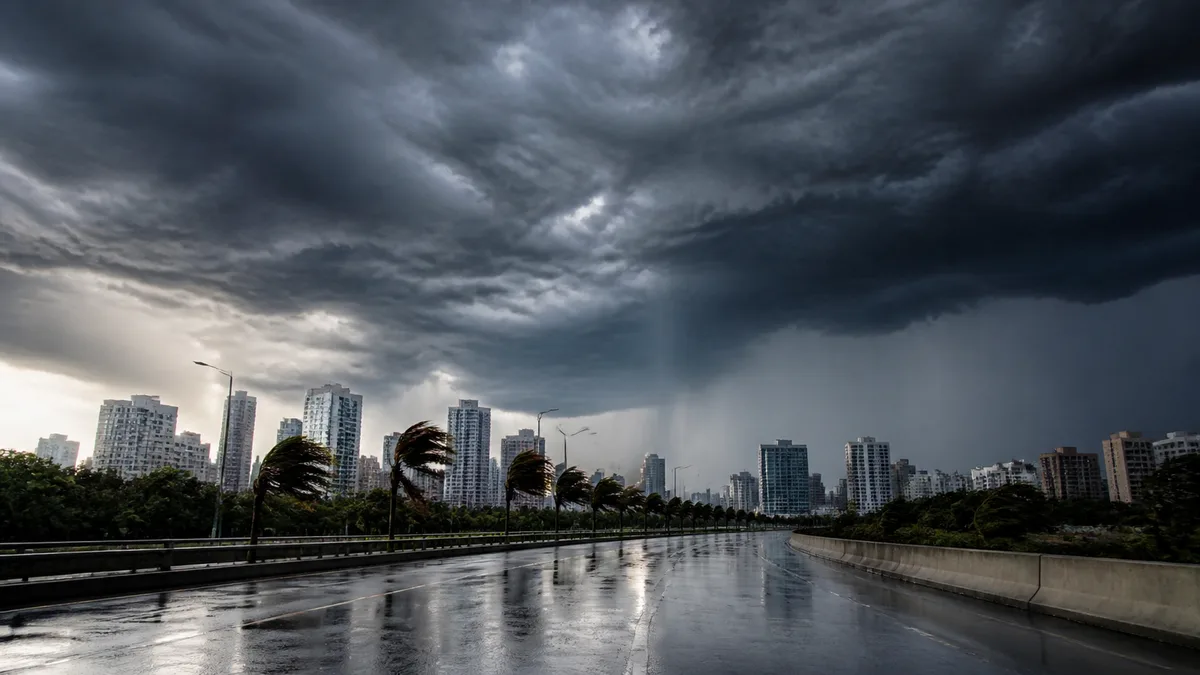 Frente fria leva chuva, ventania e queda de temperatura a São Paulo