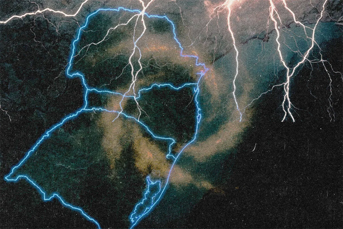 Inmet amplia alerta de vendaval para 5 estados com rajadas de 100 km/h