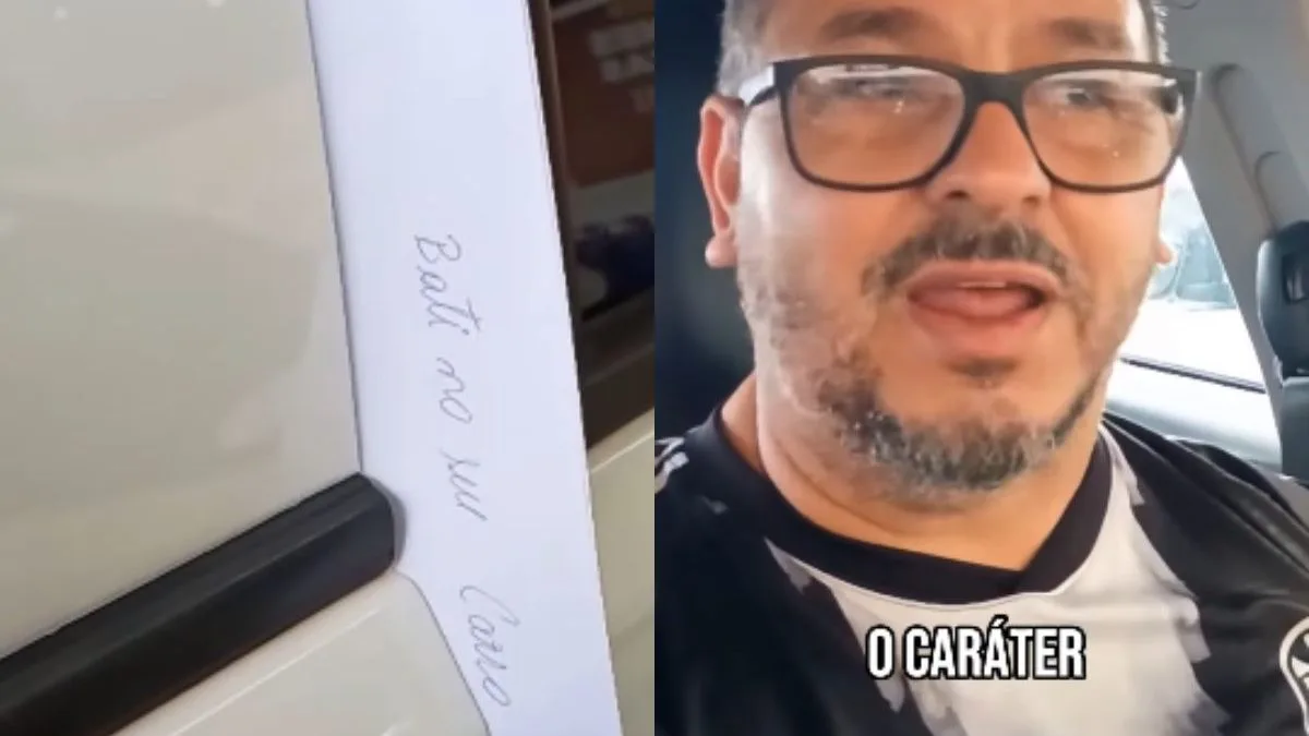 Bilhete deixado após batida em estacionamento em SC viraliza e chama atenção de Luciano Hang: ‘pode parecer uma atitude simples, mas diz muito sobre caráter’