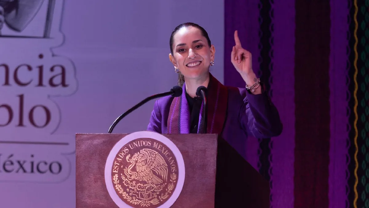 ¿Sheinbaum tiene una ‘doble’? Quién es ‘Claudita’, la imitadora que apareció en evento de Morena