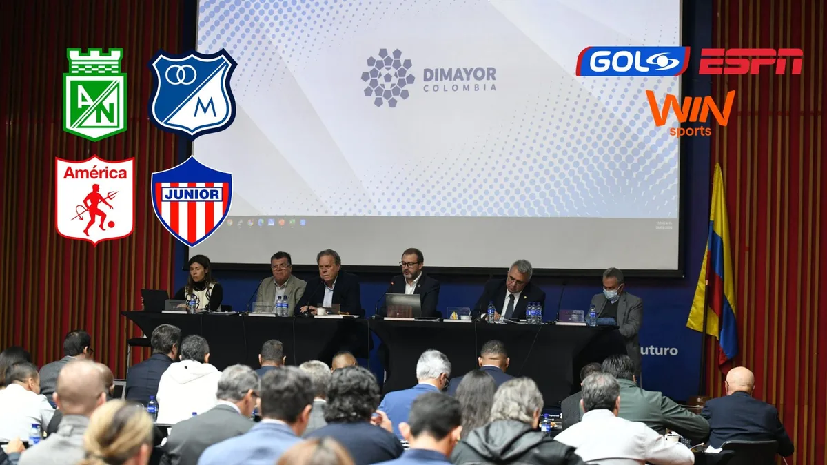 Dimayor habría elegido una oferta por los derechos del fútbol colombiano desde 2027: Win Sports podría igualarla en 60 días