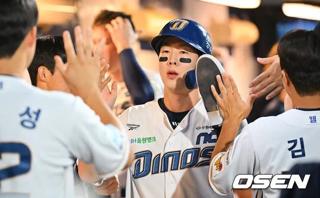 노히터 깨는 동점포!...'7연패는 안돼' NC 박건우, 9년 만에 20홈런 달성 [오!쎈 창원]