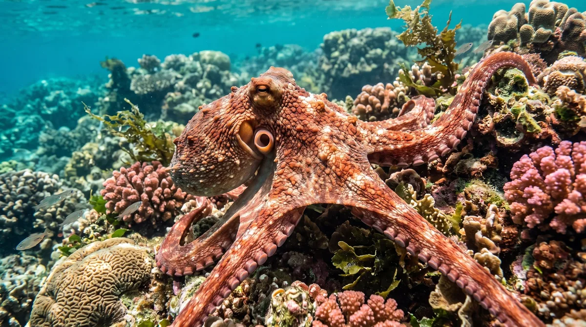 Defensa territorial y bofetadas: la particular relación entre los pulpos jóvenes y los peces en el arrecife brasileño