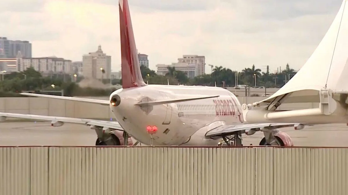 Avianca flight makes emergency landing in Miami after severe turbulence, at least 8 injured