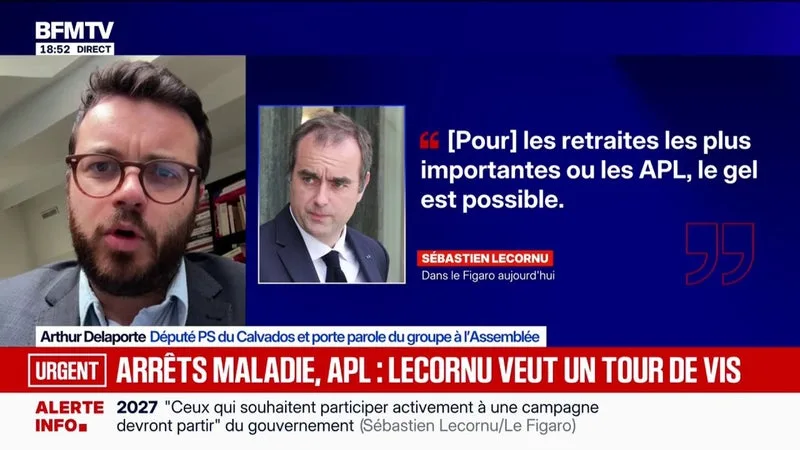 54 milliards d'euros d'effort budgétaire: "C'est insoutenable socialement", réagit Arthur Delaporte, député PS