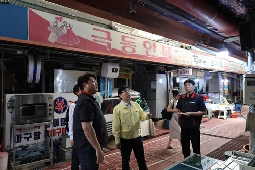 [동정] 인태연 소진공 이사장, 거제·통영 찾아 호우 피해 점검