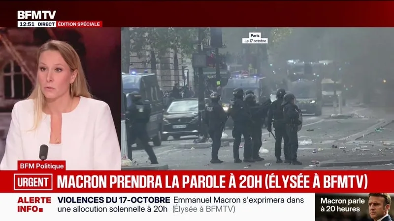 Projet de loi casseurs-payeurs: "C'est un symbole extrêmement important", estime Marion Maréchal, eurodéputée et présidente d'Identité-Libertés