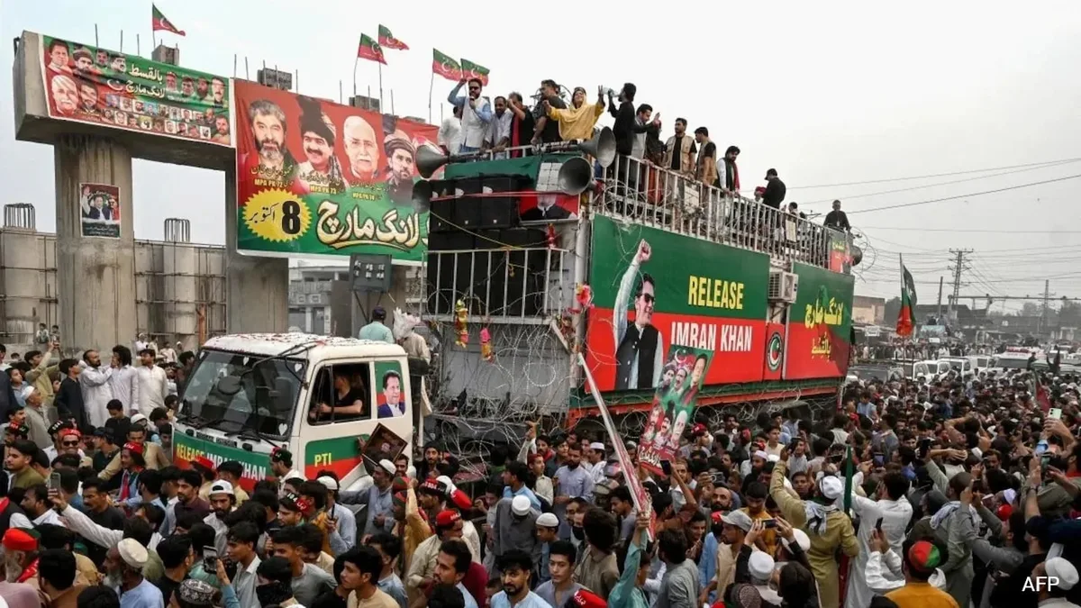 Pakistan Imposes Emergency As Imran Khan Supporters March In Khyber Pakhtunkhwa