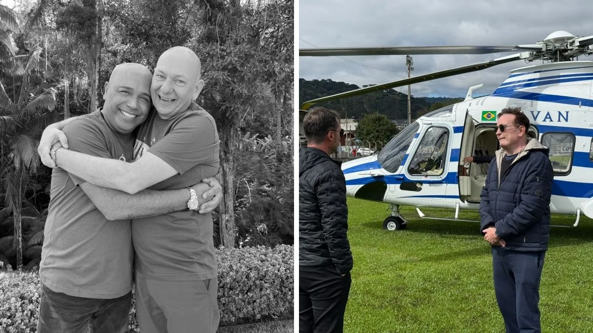 Luciano Hang cede helicóptero da Havan para Cabrini ir ao local da queda de aeronave que matou Rick em SC: ‘querem entender o que resultou nessa tragédia’