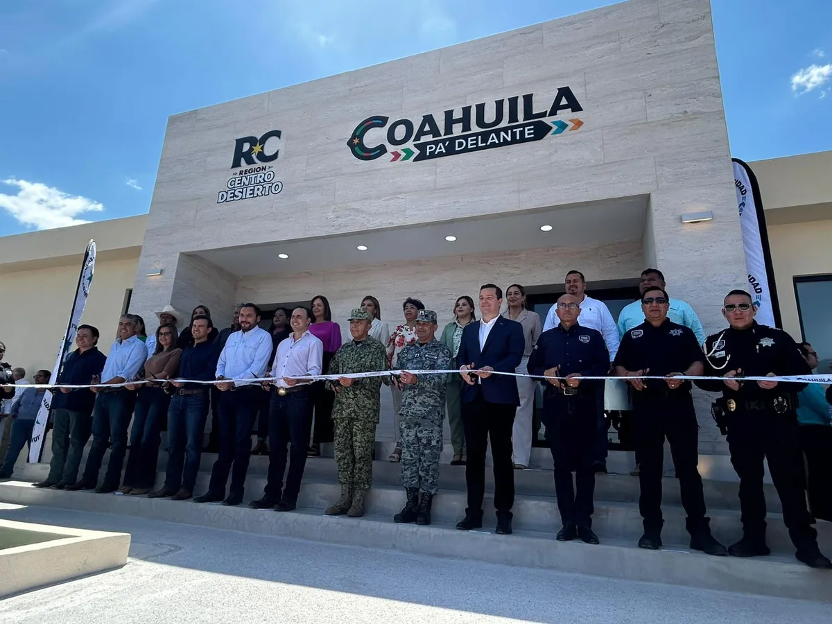 Entrega Manolo Jiménez el Centro Integral de Seguridad en la Región Centro-Desierto de Coahuila; invierten 24 mdp