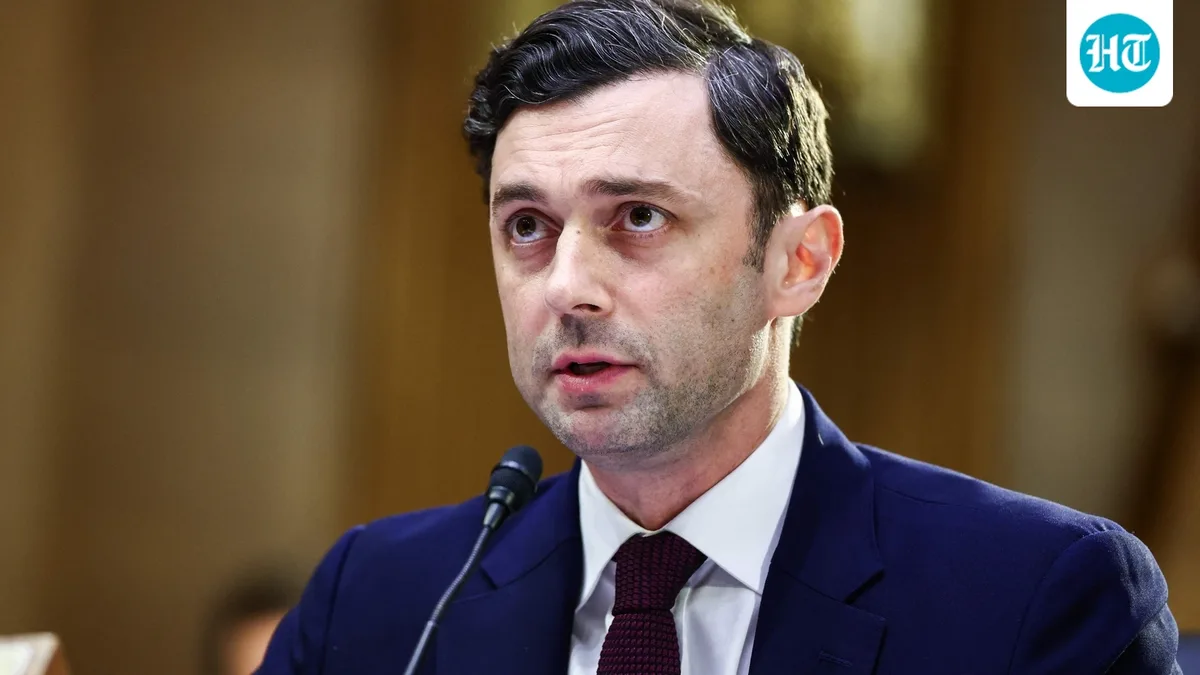 Senator Jon Ossoff blasts Trump for prioritising aide Natalie Harp amid Iran war, ‘the President sleeps through his…’