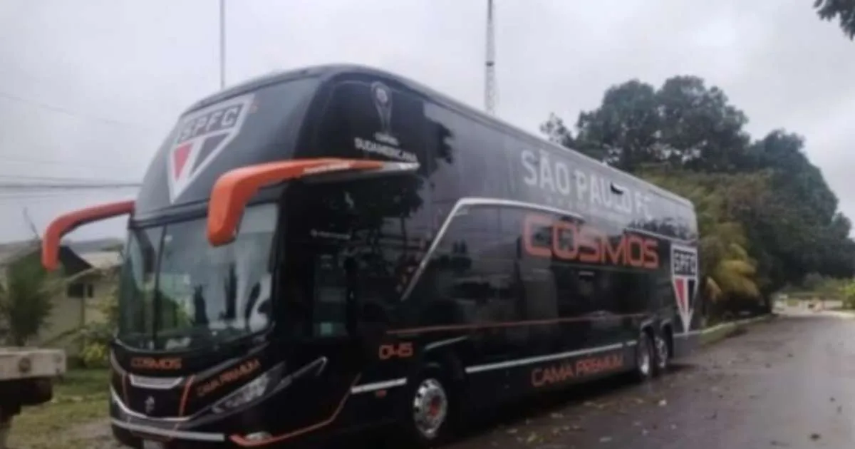 Ônibus que levaria São Paulo a jogo da Sul-Americana é apreendido com 86 kg de maconha na Bolívia