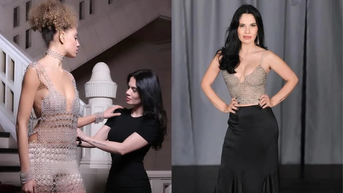 Cristales, alta costura y religión: la diseñadora argentina que convierte cada vestido en una historia