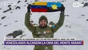 Venezolanos alcanzan la cumbre del Monte Ararat