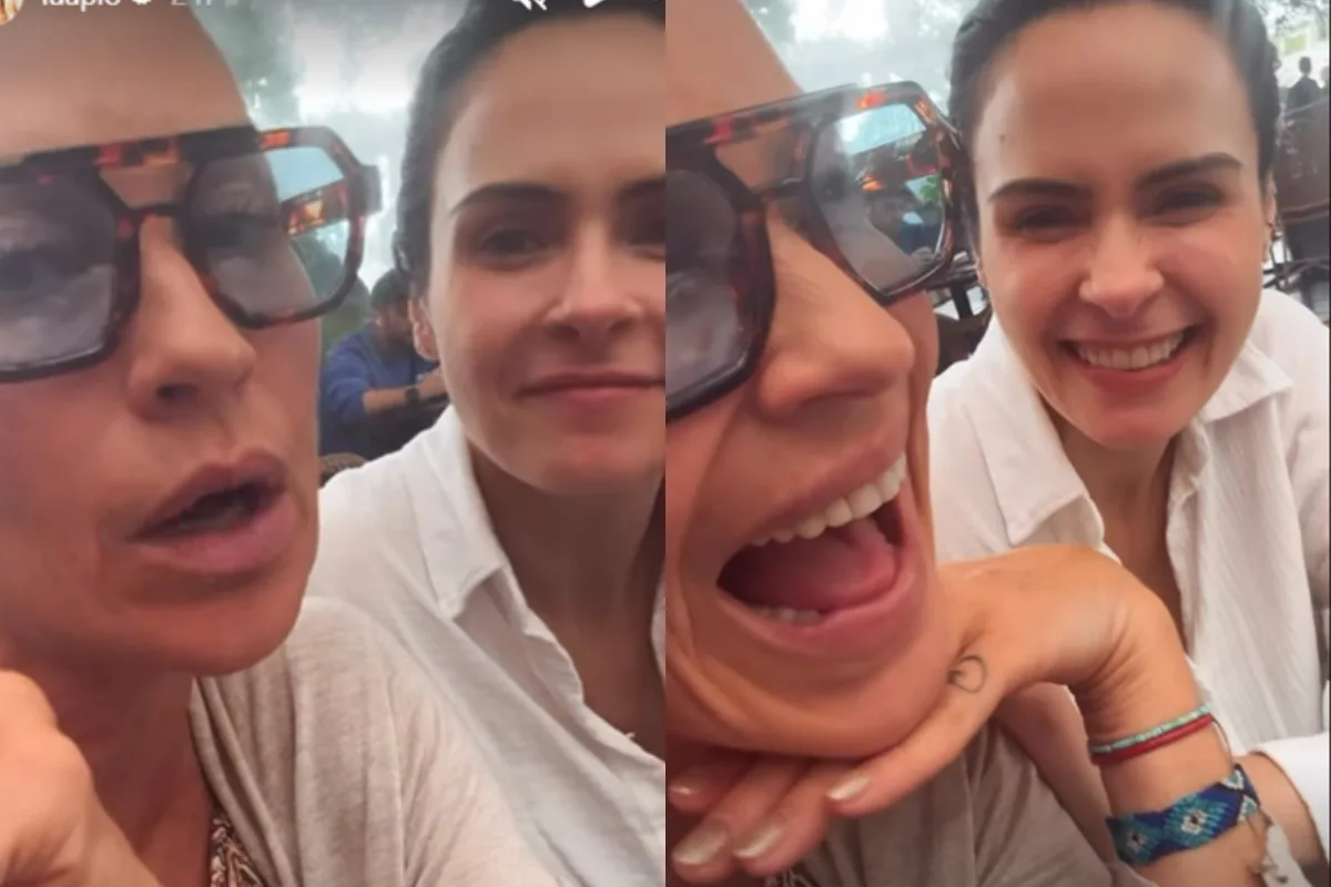 "Agora a gente se juntou", diz Luana Piovani após encontro com Ana Paula