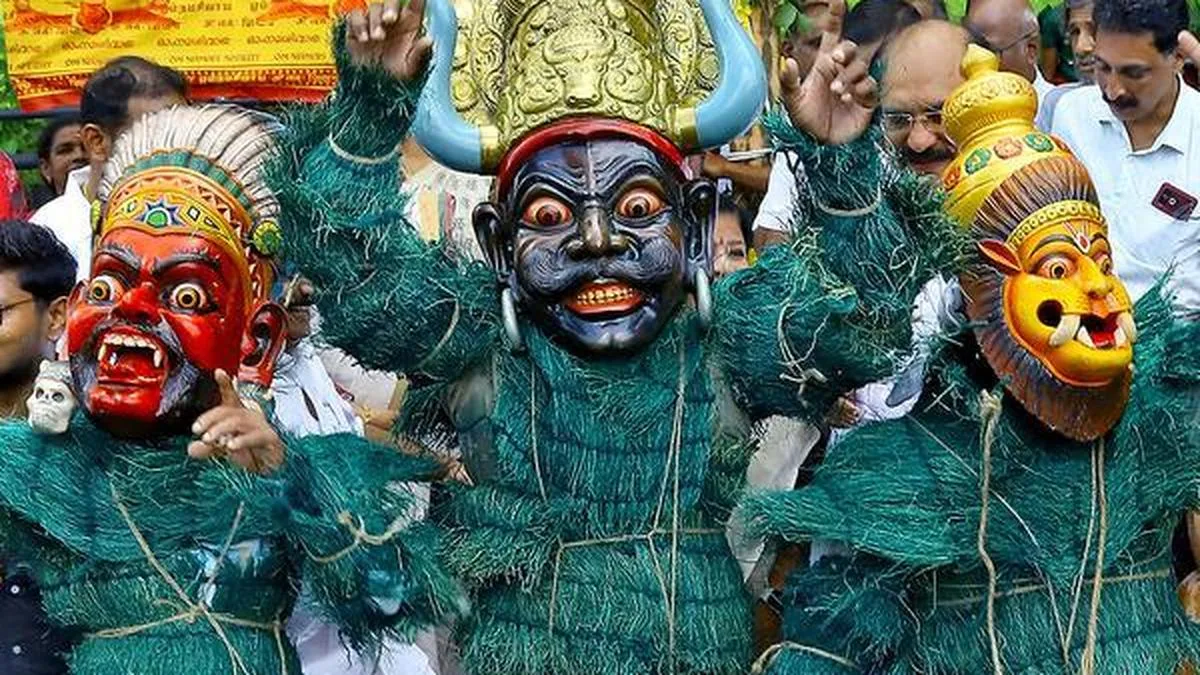 Masks, music and myth: Kummattis return for Onam