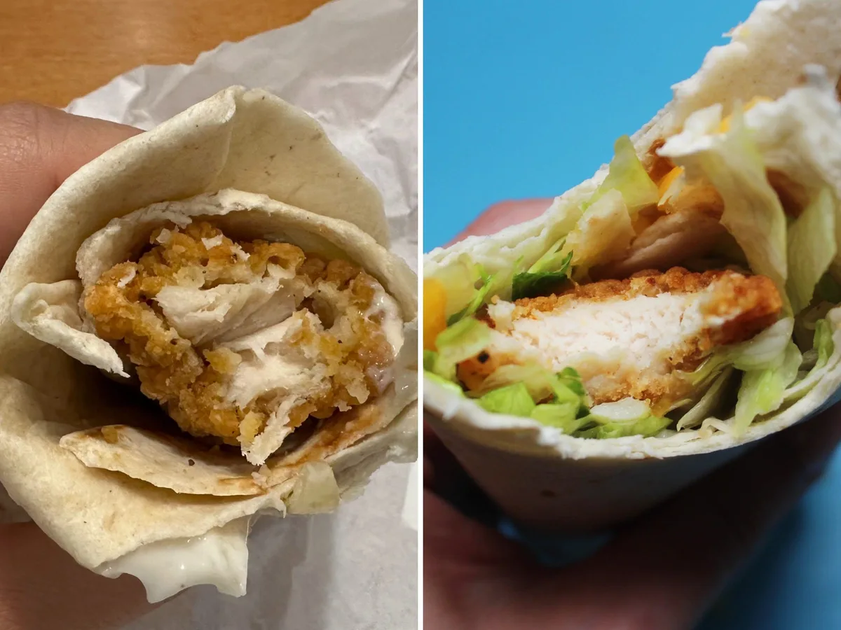 We tried McDonald's Snack Wraps in the US and UK. We can see why the British are up in arms about the 'downgraded' item.