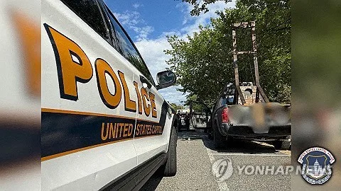美연방의회 주변 단두대 등장…경찰, 트럭에 싣고온 남성 체포