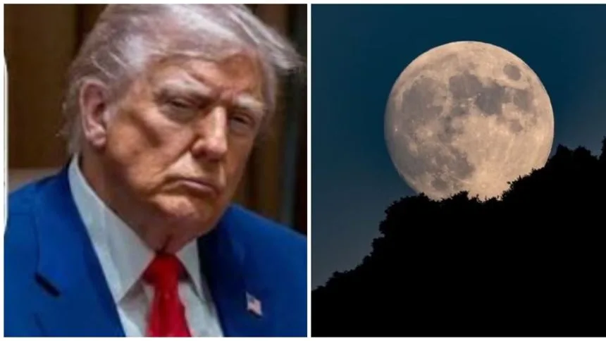 Nueva polémica de Trump: Aseguró que la Luna le «pertenece» a EEUU