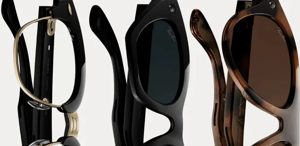 Meta lança novo modelo de óculos Ray-Ban sem câmeras e com IA para áudio