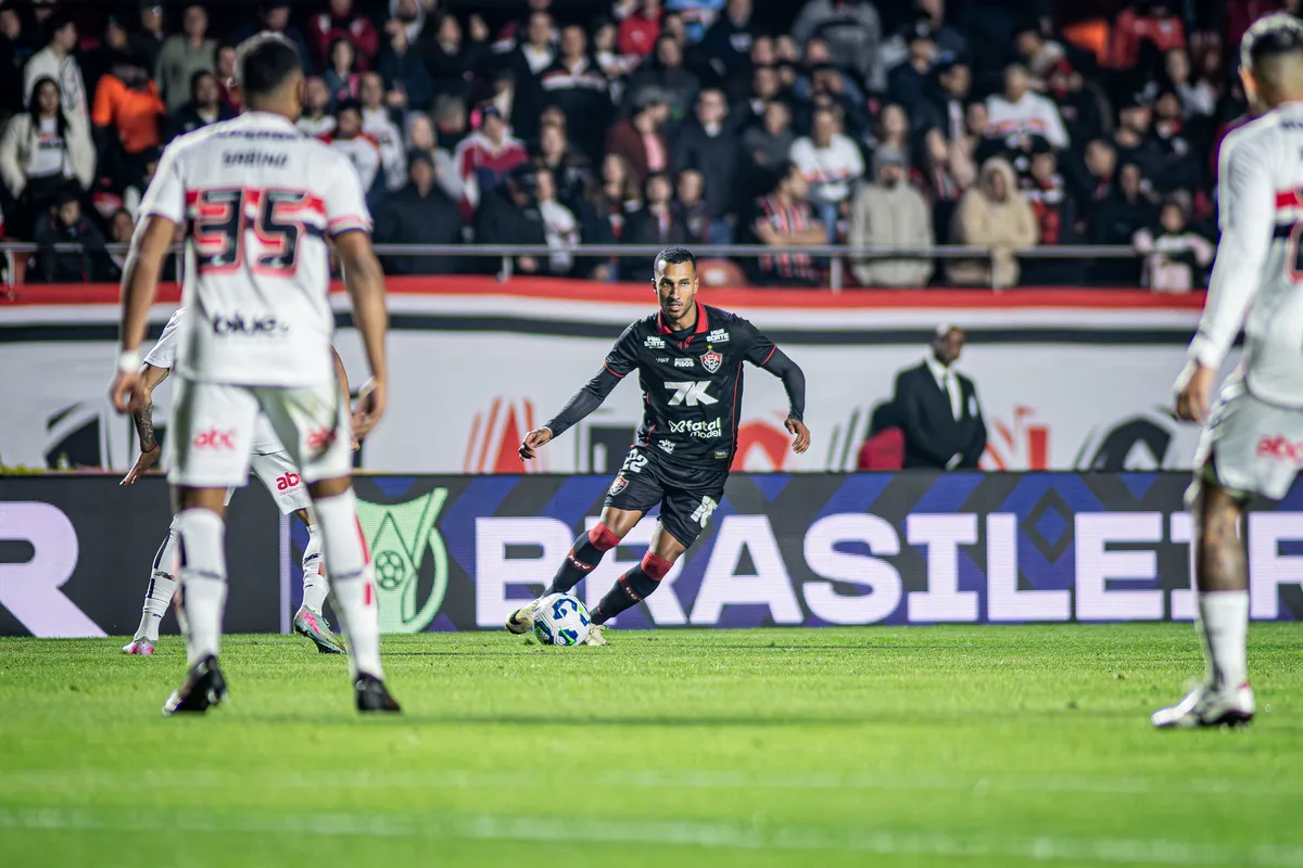 Vitória tem aproveitamento de 4% contra o São Paulo como visitante