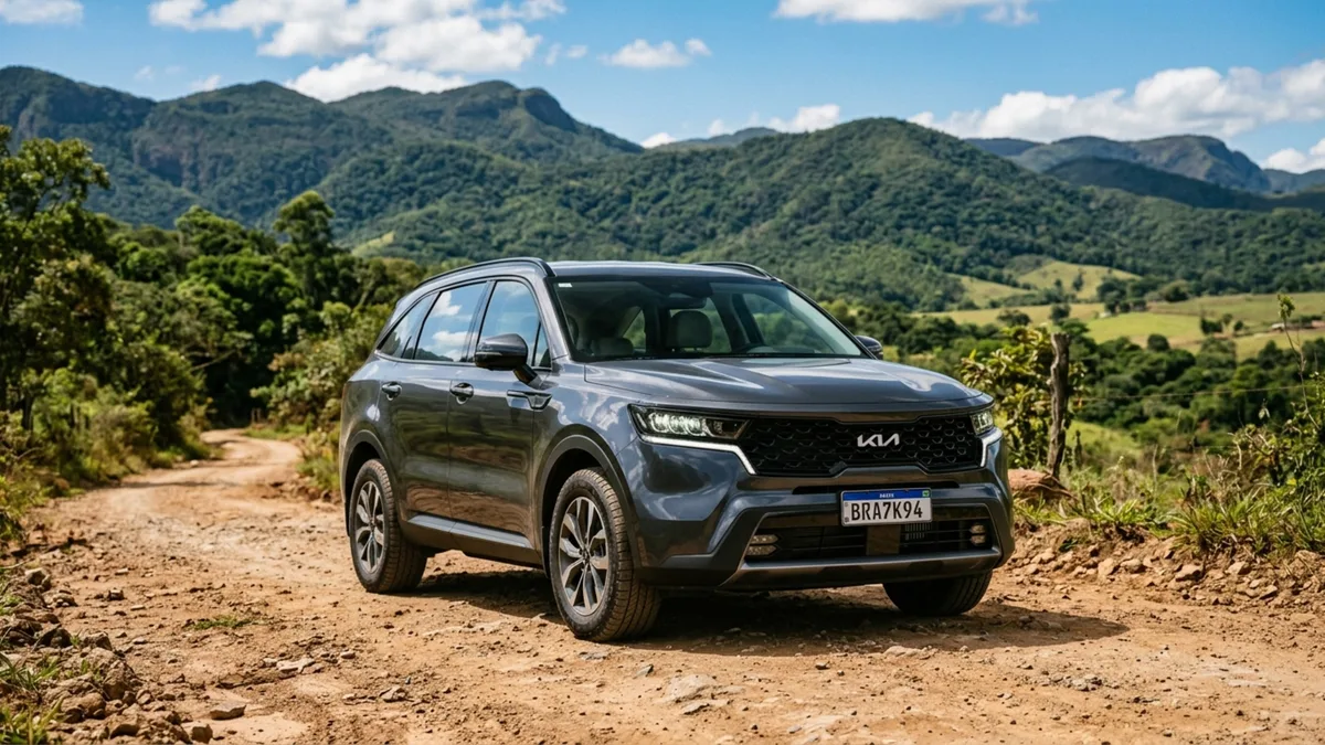 Kia coloca 194 cv e brutais 45 kgfm em SUV de 7 lugares por R$ 344.990 para carregar a família sem abandonar o diesel