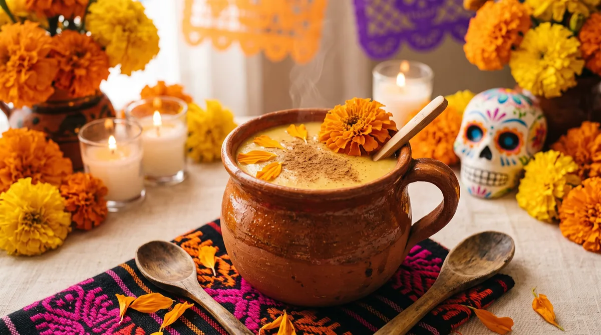 Atole de cempasúchil: la bebida ancestral que compite contra el pumpkin spice esta temporada