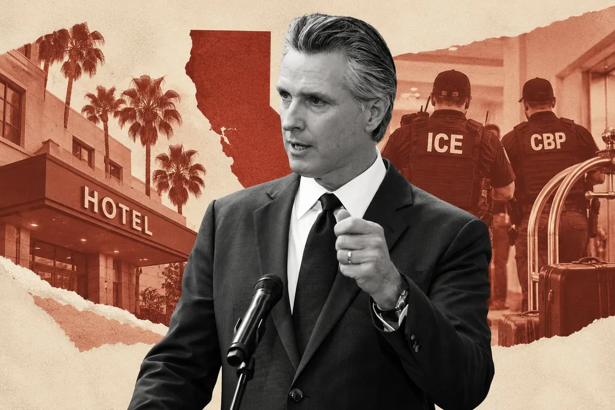 Newsom veta la ley que obligaba a los hoteles de California a avisar cuando ICE o CBP se hospedan en ellos