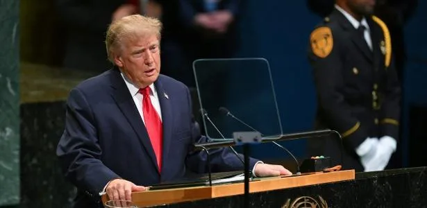 Trump diz que 'construiu a paz' em discurso na ONU
