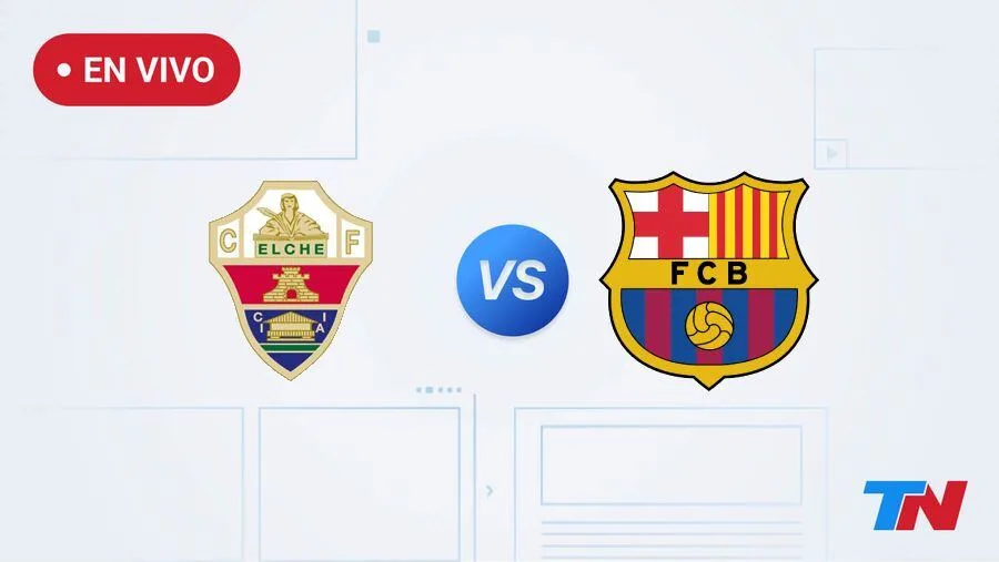 Elche vs Barcelona en vivo por la fecha 2 de La Liga de España: hora, dónde ver y formaciones