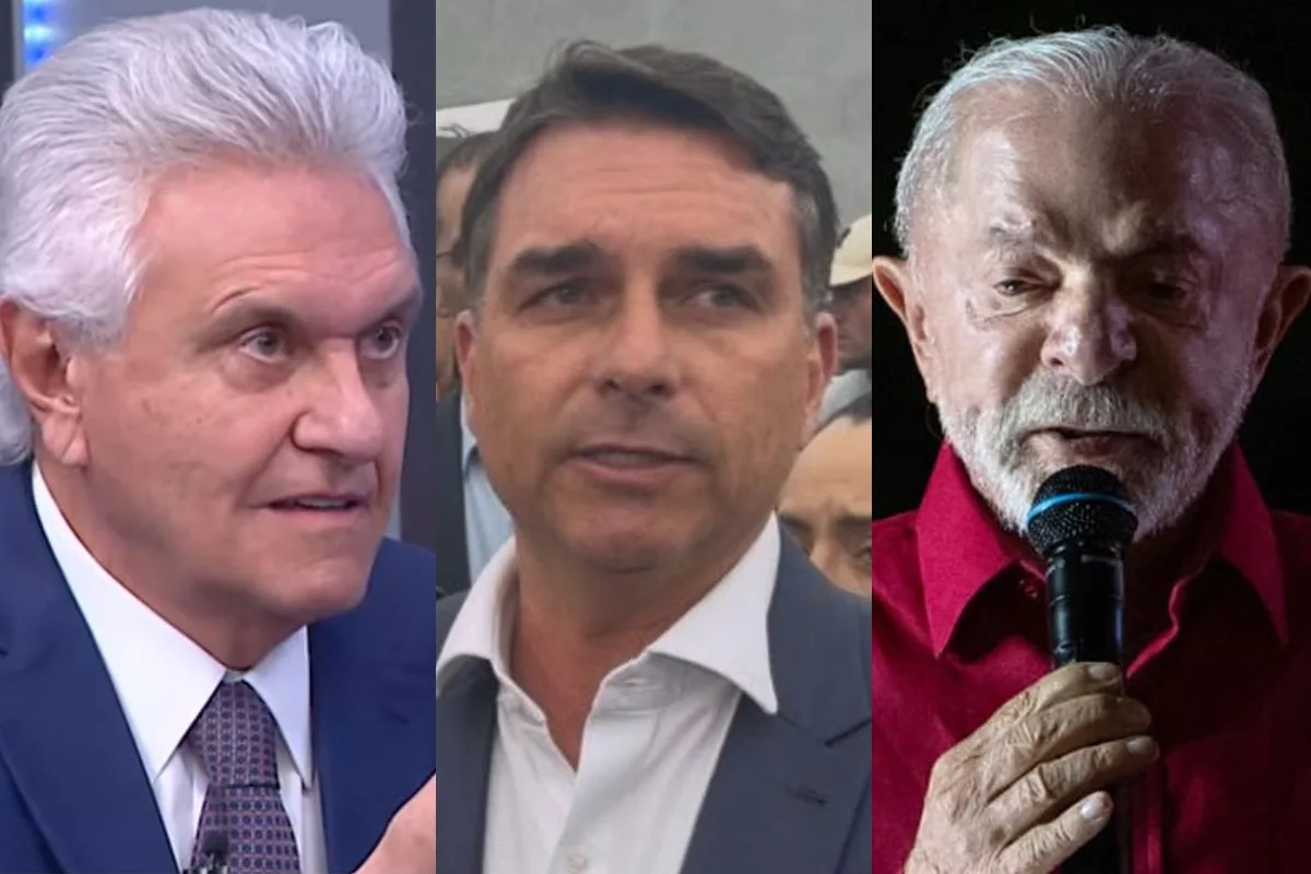 Caiado tem 31% contra 30% de Flávio e 26% de Lula em Goiás, diz Real Time