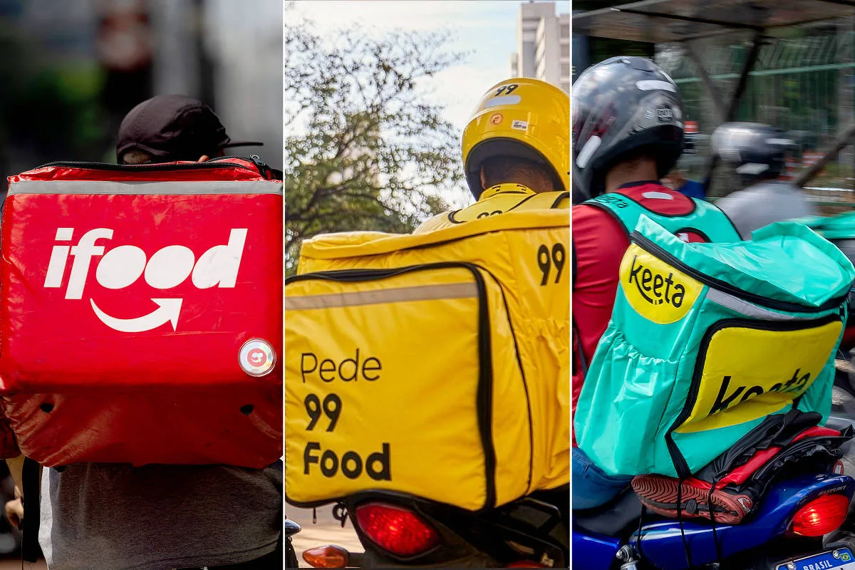 Associação processa iFood, Uber e 99Food por apoio a entregadores em SP