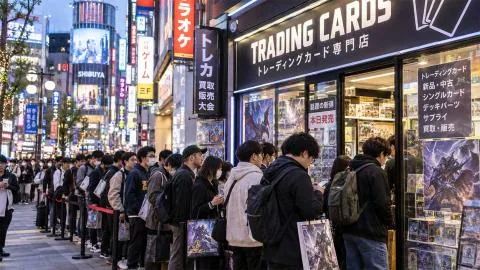 El 30 aniversario de Pokémon desata el caos con sus nuevas cartas y provoca empujones, colas y peleas